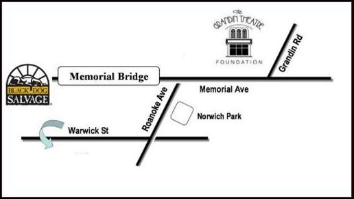 Map to Picture Frame Warehouse